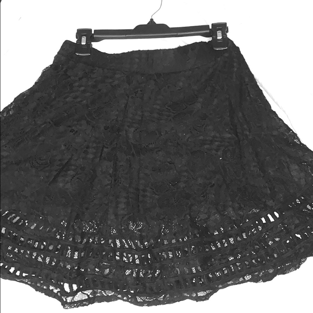 Lace skater skirt